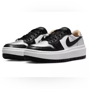 Jordan 1 Elevate Low "Metallic Silver/Black/White" Women's Shoe
